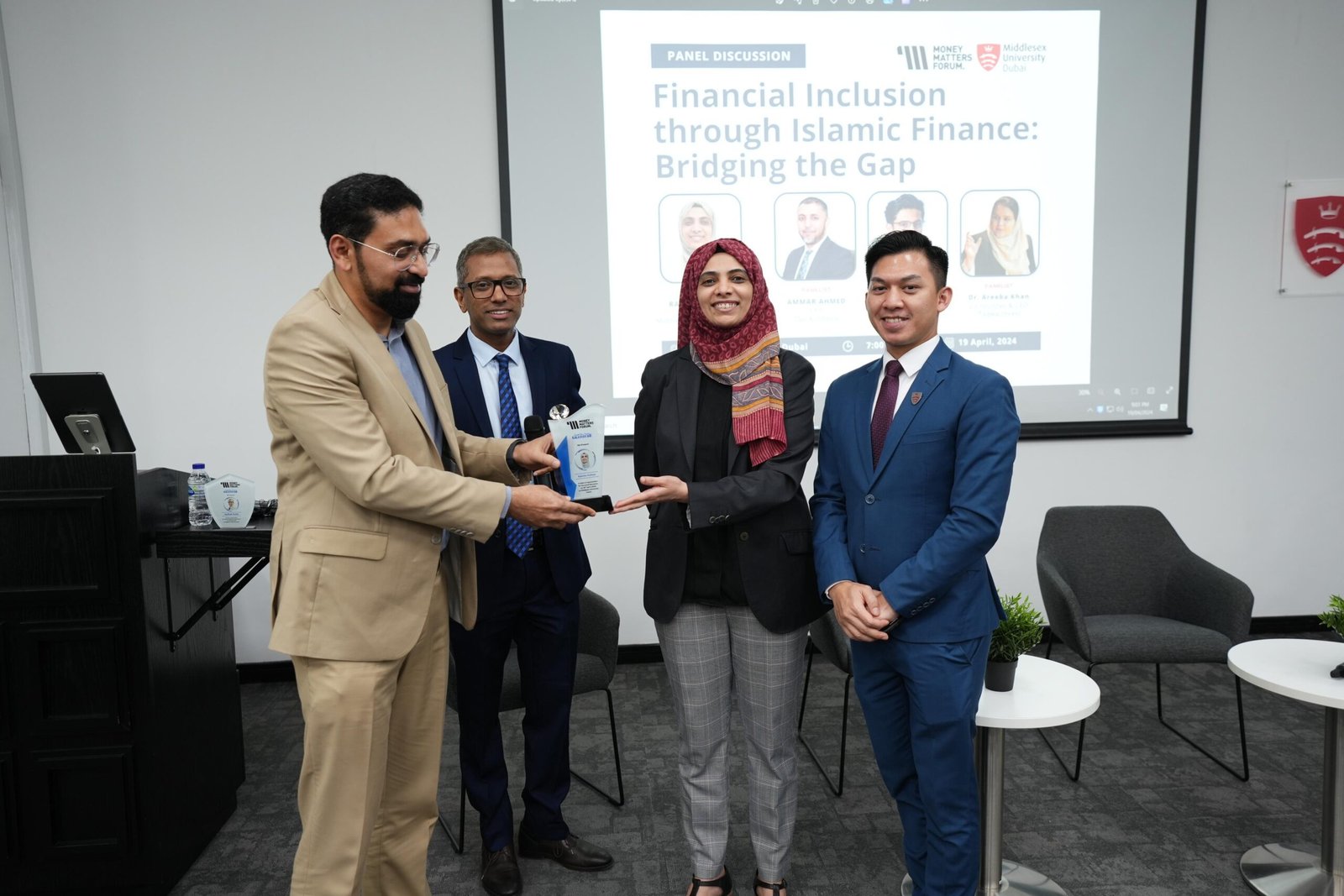 Photograph from Panel Discussion on Islamic Finance, April 2024