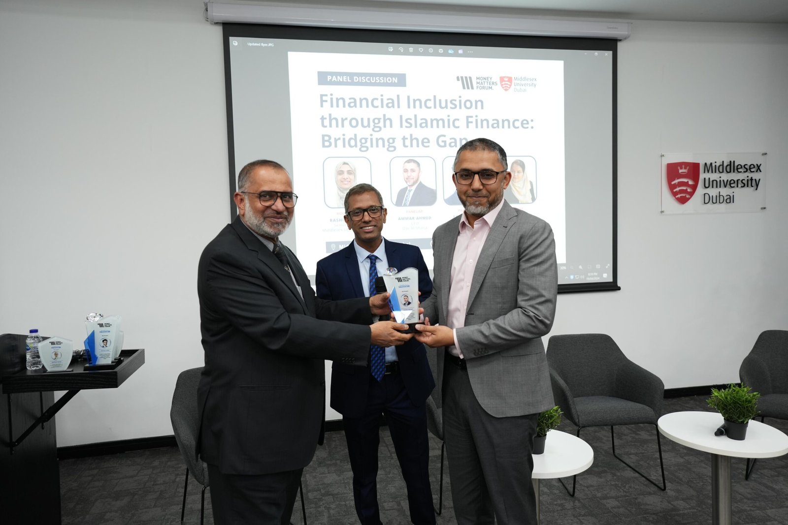 Photograph from Panel Discussion on Islamic Finance, April 2024