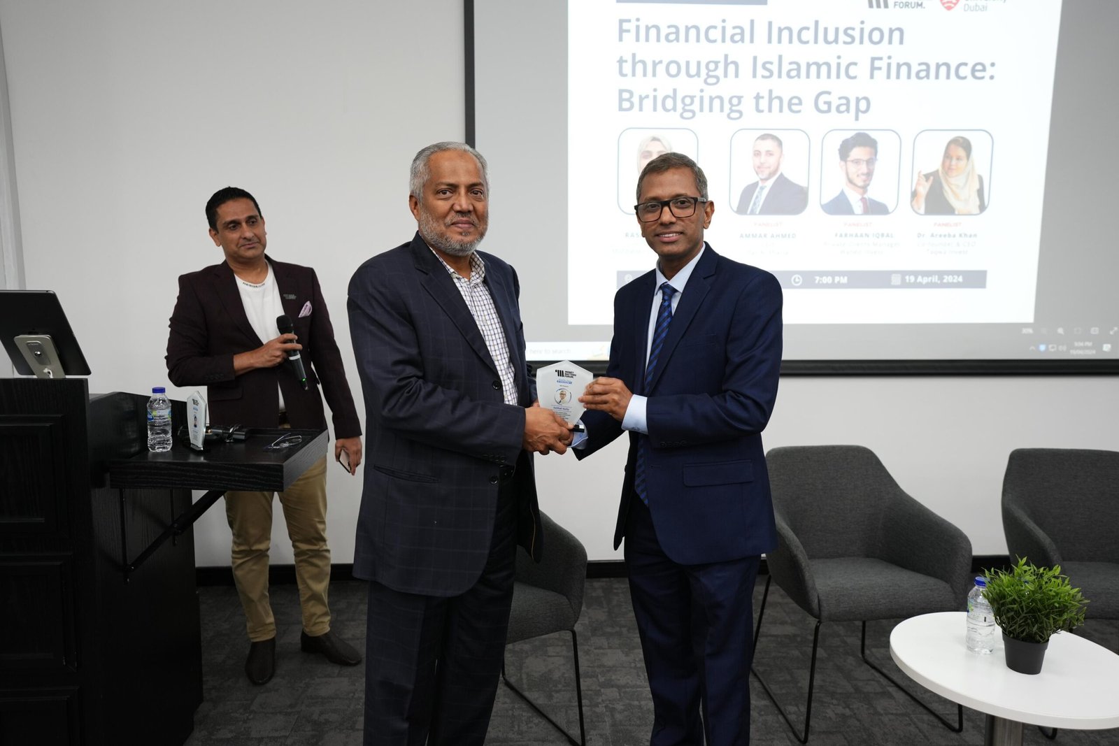 Photograph from Panel Discussion on Islamic Finance, April 2024