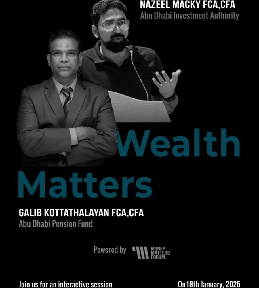 Wealth Matters – Money Matters Forum event flyer, January 2025